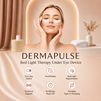 DermaPulse Red Light Eye Patches